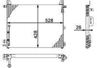 Kondensor, klimatanläggning BEHR *** PREMIUM LINE ***