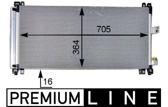 Kondensor, klimatanläggning BEHR *** PREMIUM LINE ***, bild 2