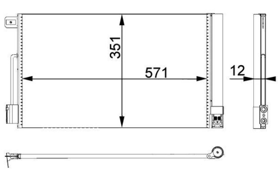 Kondensor, klimatanläggning BEHR *** PREMIUM LINE ***, bild 6