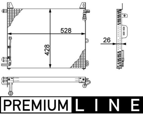 Kondensor, klimatanläggning BEHR *** PREMIUM LINE ***, bild 2