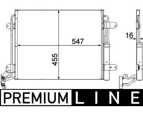 Kondensor, klimatanläggning BEHR *** PREMIUM LINE ***, bild 3