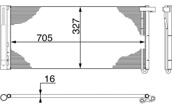 Kondensor, klimatanläggning BEHR