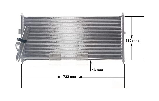 Kondensor, klimatanläggning BEHR