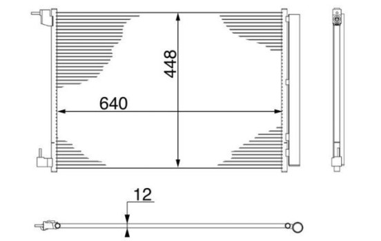 Kondensor, klimatanläggning BEHR, bild 2