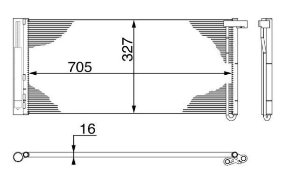 Kondensor, klimatanläggning BEHR, bild 2