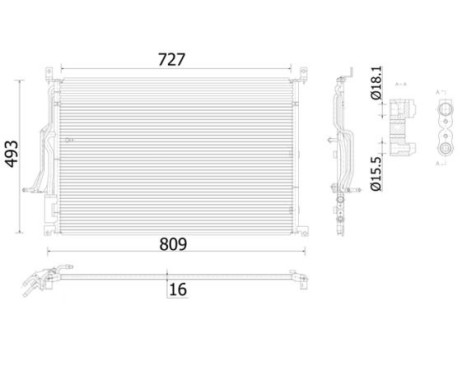 Kondensor, klimatanläggning BEHR, bild 2