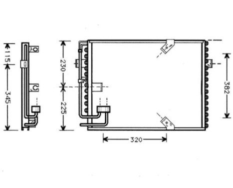 Kondensor, klimatanläggning BW5187 Ava Quality Cooling