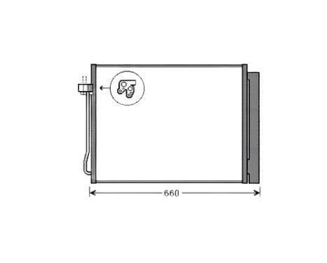 Kondensor, klimatanläggning BWA5377D Ava Quality Cooling
