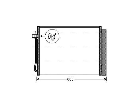 Kondensor, klimatanläggning BWA5377D Ava Quality Cooling, bild 2