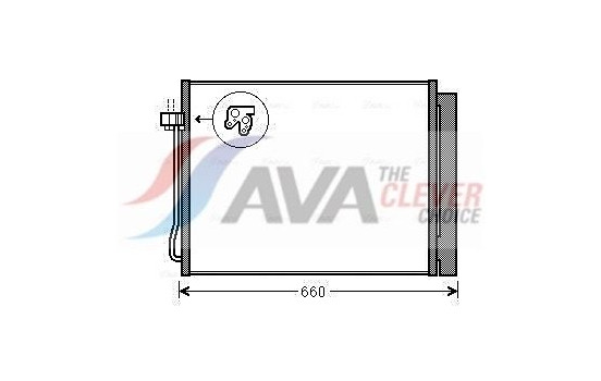 Kondensor, klimatanläggning BWA5377D Ava Quality Cooling, bild 2