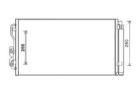 Kondensor, klimatanläggning BWA5434D Ava Quality Cooling