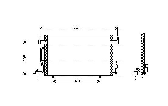 Kondensor, klimatanläggning CN5141 Ava Quality Cooling
