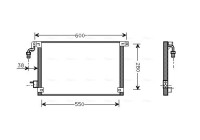 Kondensor, klimatanläggning CN5172 Ava Quality Cooling