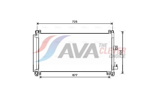 Kondensor, klimatanläggning CN5273D Ava Quality Cooling