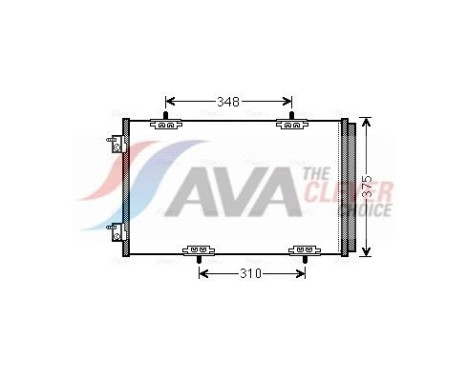 Kondensor, klimatanläggning CN5290D Ava Quality Cooling