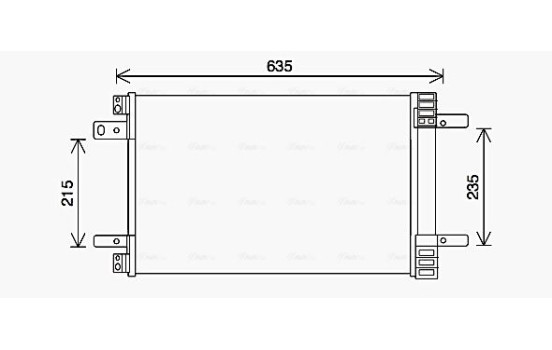 Kondensor, klimatanläggning CN5311D Ava Quality Cooling