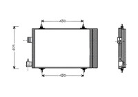 Kondensor, klimatanläggning CNA5173D Ava Quality Cooling