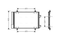 Kondensor, klimatanläggning CNA5230D Ava Quality Cooling