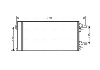 Kondensor, klimatanläggning CNA5246D Ava Quality Cooling