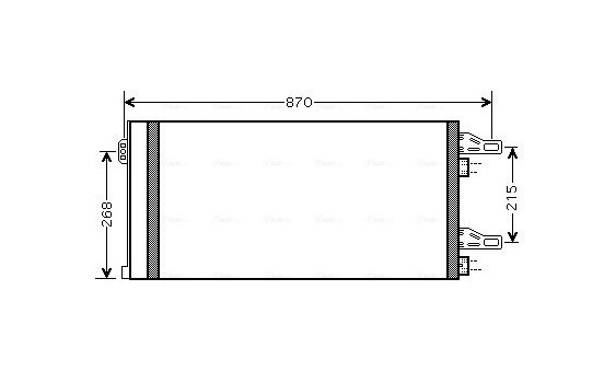 Kondensor, klimatanläggning CNA5246D Ava Quality Cooling
