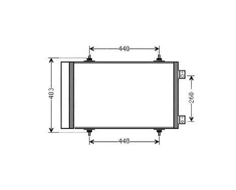 Kondensor, klimatanläggning CNA5263D Ava Quality Cooling