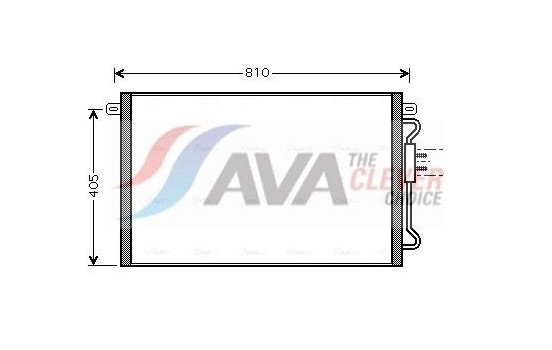 Kondensor, klimatanläggning CRA5075 Ava Quality Cooling