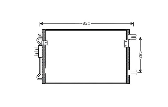 Kondensor, klimatanläggning CRA5098 Ava Quality Cooling