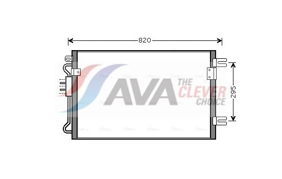 Kondensor, klimatanläggning CRA5098 Ava Quality Cooling, bild 2