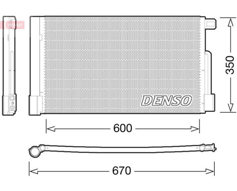 Kondensor, klimatanläggning DCN01004