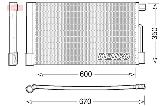 Kondensor, klimatanläggning DCN01004