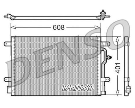 Kondensor, klimatanläggning DCN02012
