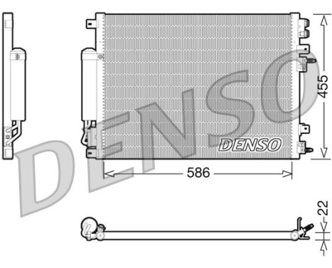 Kondensor, klimatanläggning DCN06001