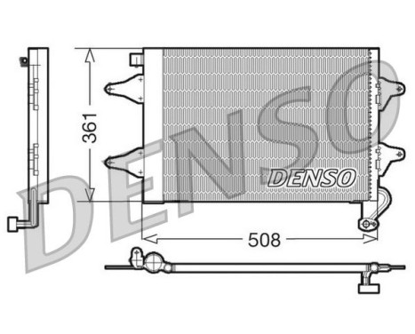 Kondensor, klimatanläggning DCN27004