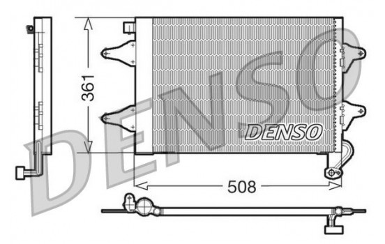 Kondensor, klimatanläggning DCN27004