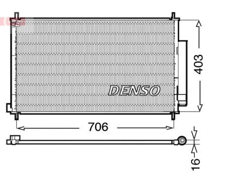 Kondensor, klimatanläggning DCN40013