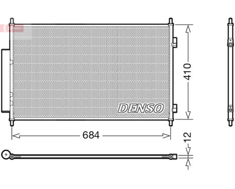 Kondensor, klimatanläggning DCN40027