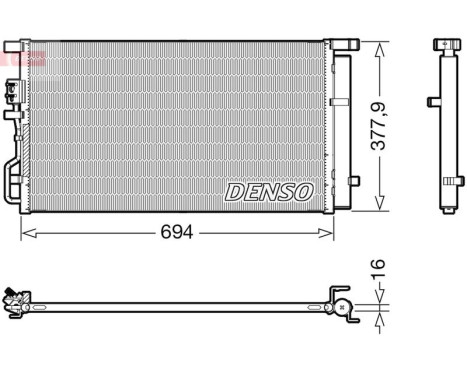Kondensor, klimatanläggning DCN41019