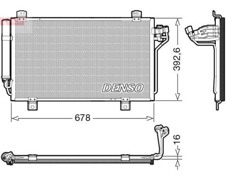 Kondensor, klimatanläggning DCN44015