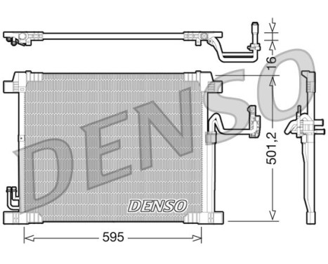 Kondensor, klimatanläggning DCN46012, bild 3