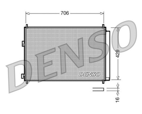 Kondensor, klimatanläggning DCN50030