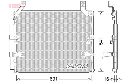 Kondensor, klimatanläggning DCN50032