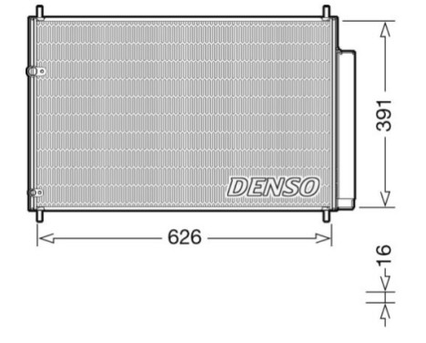 Kondensor, klimatanläggning DCN50041