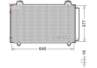 Kondensor, klimatanläggning DCN50043