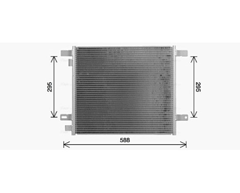 Kondensor, klimatanläggning DF5103 Ava Quality Cooling