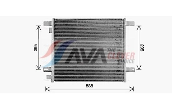 Kondensor, klimatanläggning DF5103 Ava Quality Cooling, bild 2