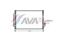 Kondensor, klimatanläggning DN5331 Ava Quality Cooling