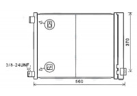 Kondensor, klimatanläggning DN5427D Ava Quality Cooling
