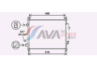 Kondensor, klimatanläggning DN5436D Ava Quality Cooling