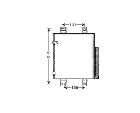 Kondensor, klimatanläggning DU5062D Ava Quality Cooling