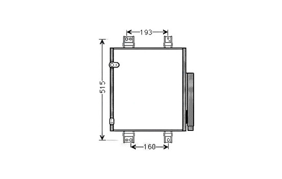 Kondensor, klimatanläggning DU5062D Ava Quality Cooling